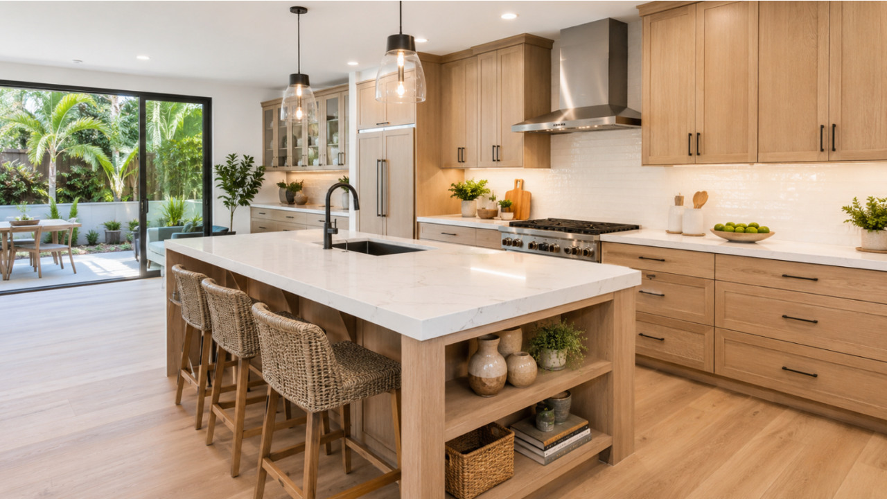 Completed kitchen remodel in a Mission Viejo home